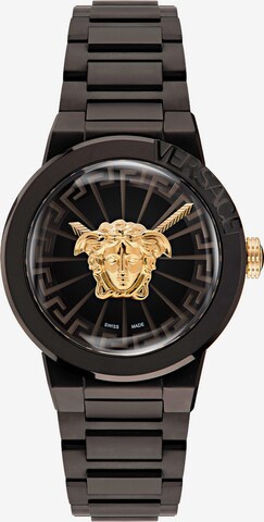 VERSACE Analog Watch in Black: front