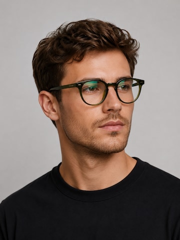 VEYREY Glasses 'Scewate' in Green: front