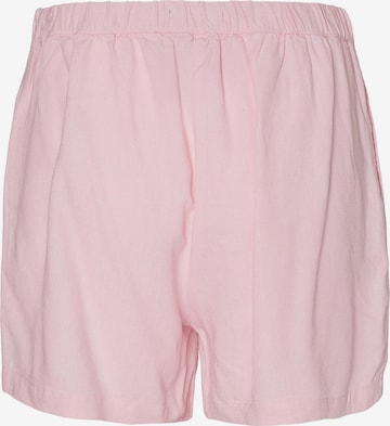VERO MODA - regular Pantalón plisado 'ASTIMILO' en rosa