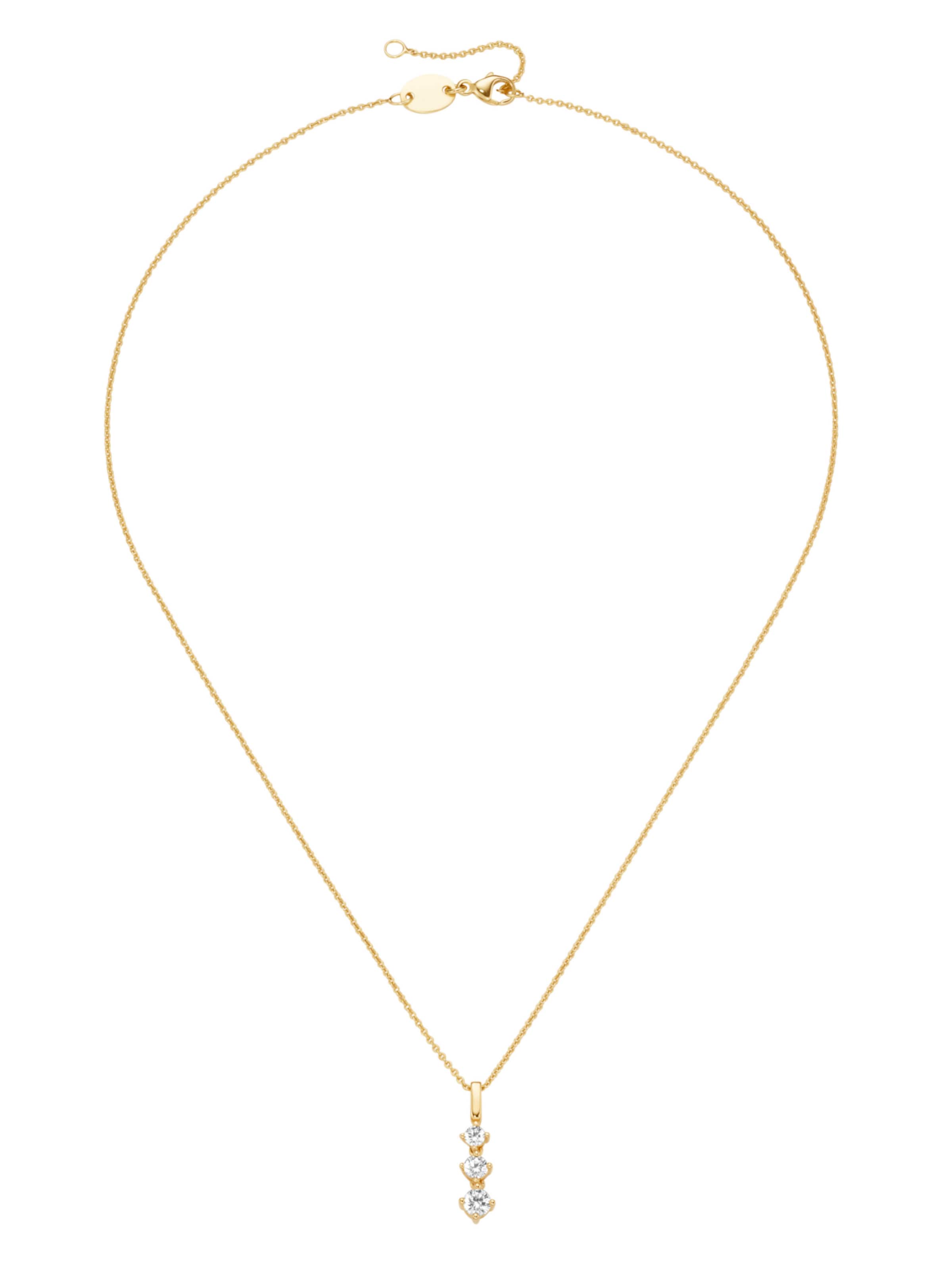 Collana di Smart Jewel in oro: frontale