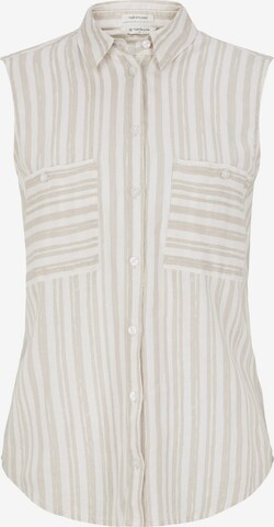 Camicia da donna di TOM TAILOR in beige: frontale