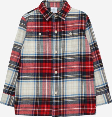 GAP Regular fit Button Up Shirt in Red: front