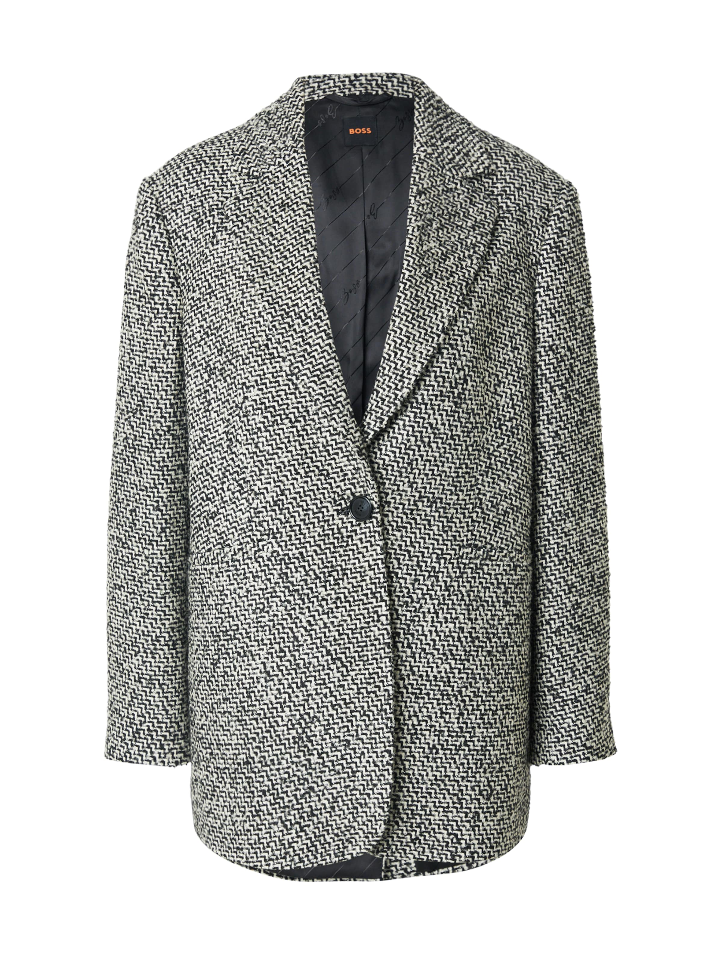 Blazer &#x27;Jasata&#x27; di BOSS in nero: frontale