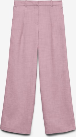 VERO MODA - Pantalón plisado 'VMCassidy' en rosa: frente