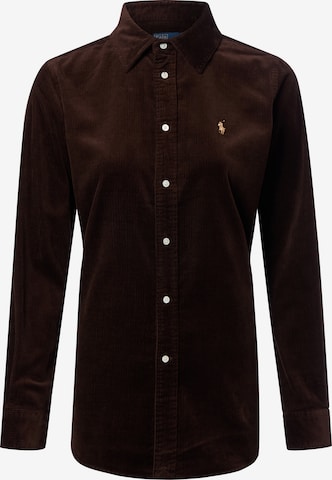 Polo Ralph Lauren Blouse in Bruin: voorkant