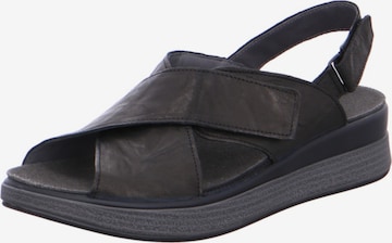 THINK! Sandals in Black: front