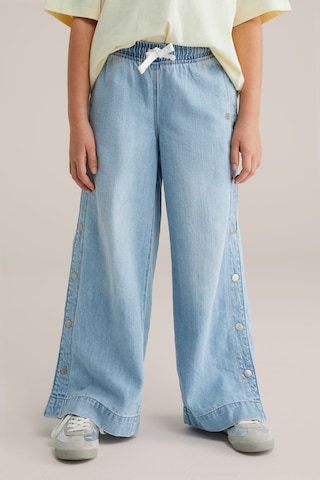 WE Fashion Свободный крой Джинсы в Синий: спереди