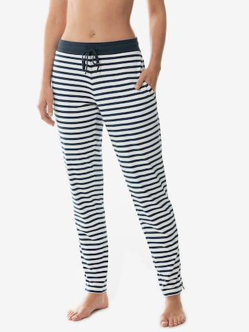 Mey Pajama Pants in Blue: front