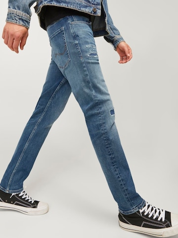Effilé Jean JACK & JONES en bleu