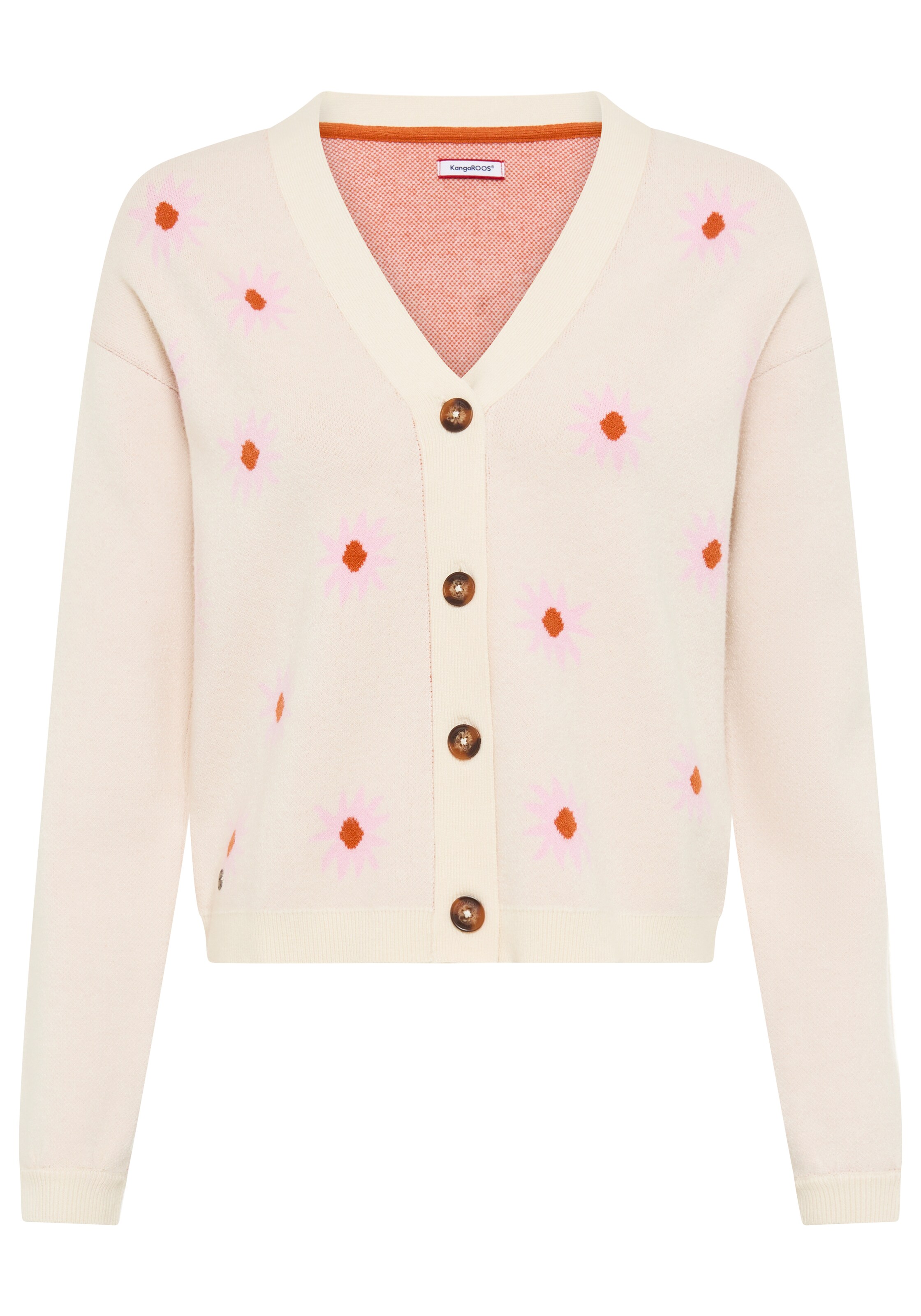 KangaROOS Strickjacke in Beige: Vorderseite