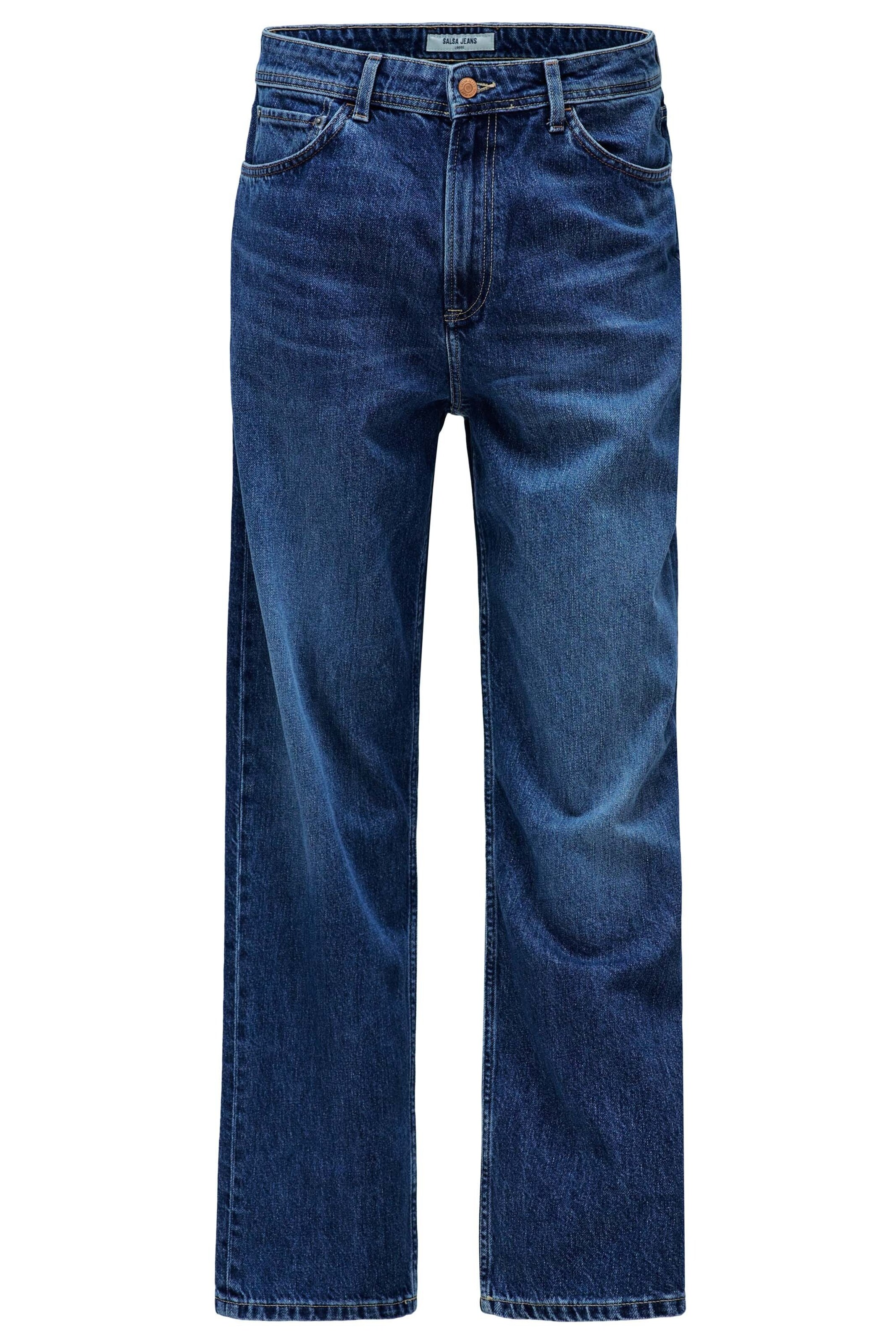 Salsa Jeans Regular Jeans in Blauw: voorkant