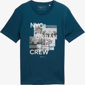 TOM TAILOR DENIM T-Shirt in Grün: Vorderseite