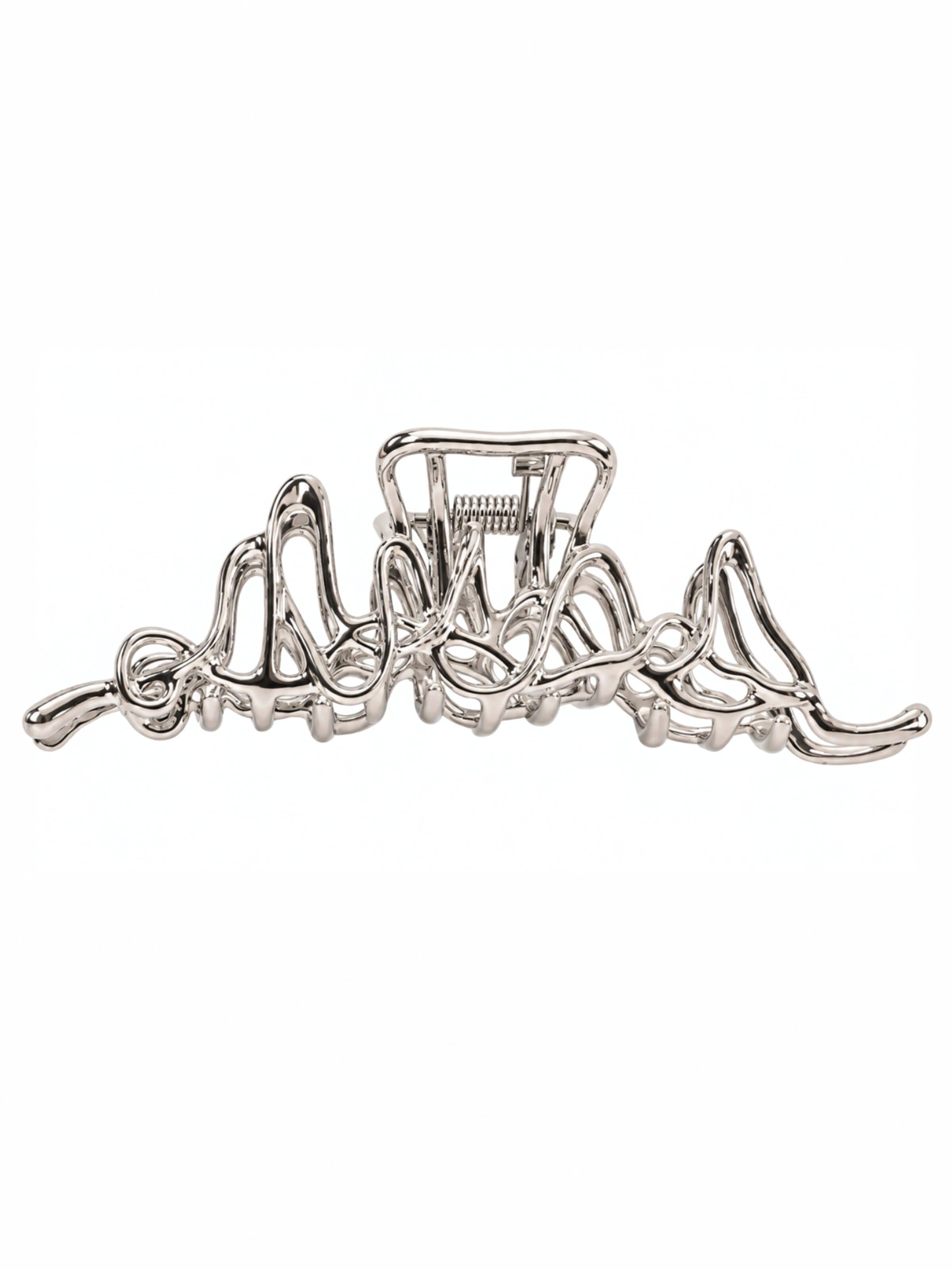 Ornement pour cheveux 'Asli' soho Hair accesoires en argent : devant