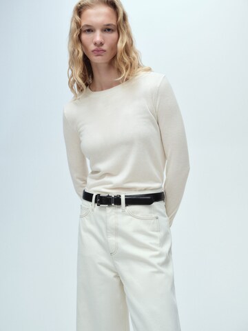 MANGO Pullover 'LUCCA' i beige: forside