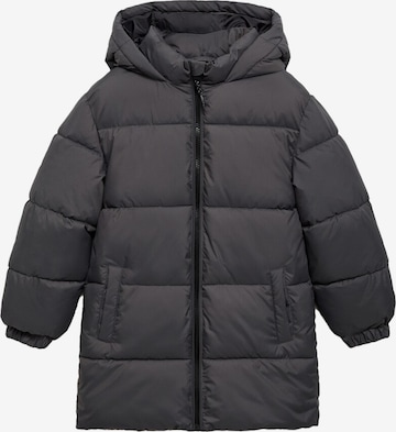 MANGO KIDS Talvitakki värissä harmaa: etupuoli