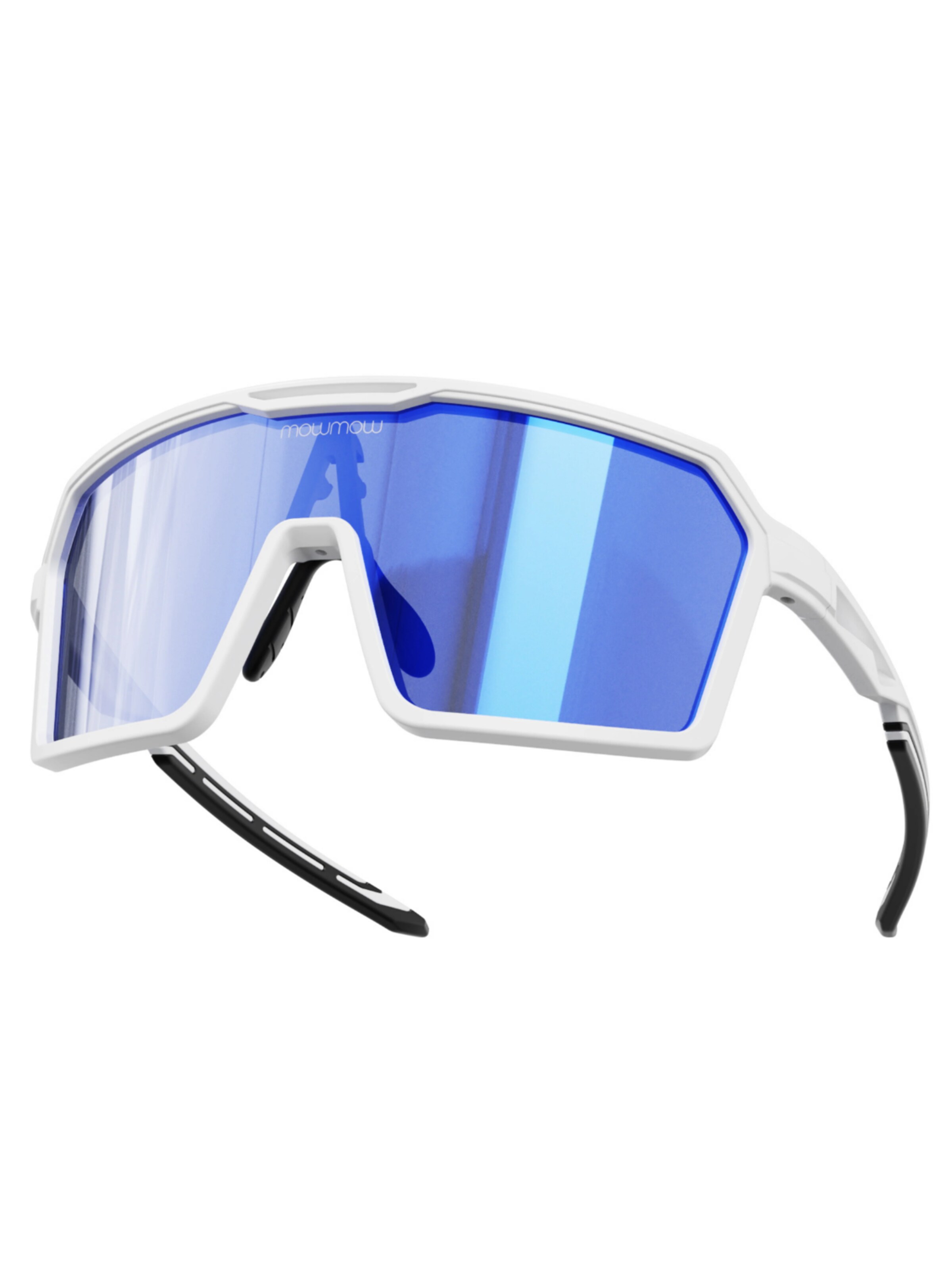 Mowmow Sportzonnebril 'MowMow Wizard Sunglasses - Sports Glasses - Photochromic Lens - Men - Women' in Blauw: voorkant
