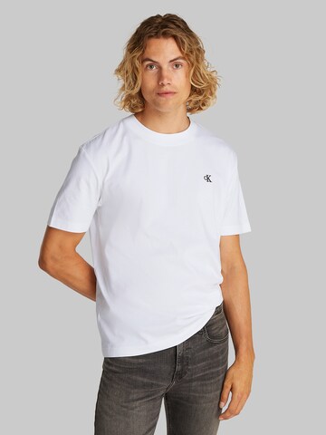 Maglietta di Calvin Klein Jeans in bianco: frontale
