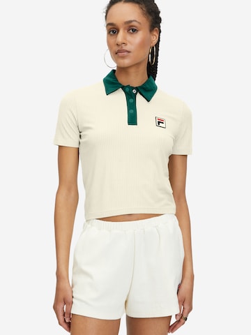 FILA Shirt 'LOOKNOW' in Wit: voorkant