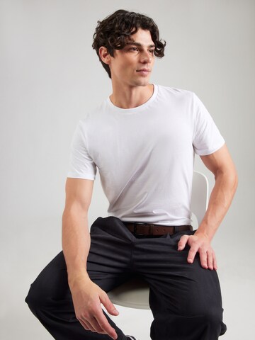 SELECTED Μπλουζάκι 'SLHDAN' σε λευκό: μπροστά