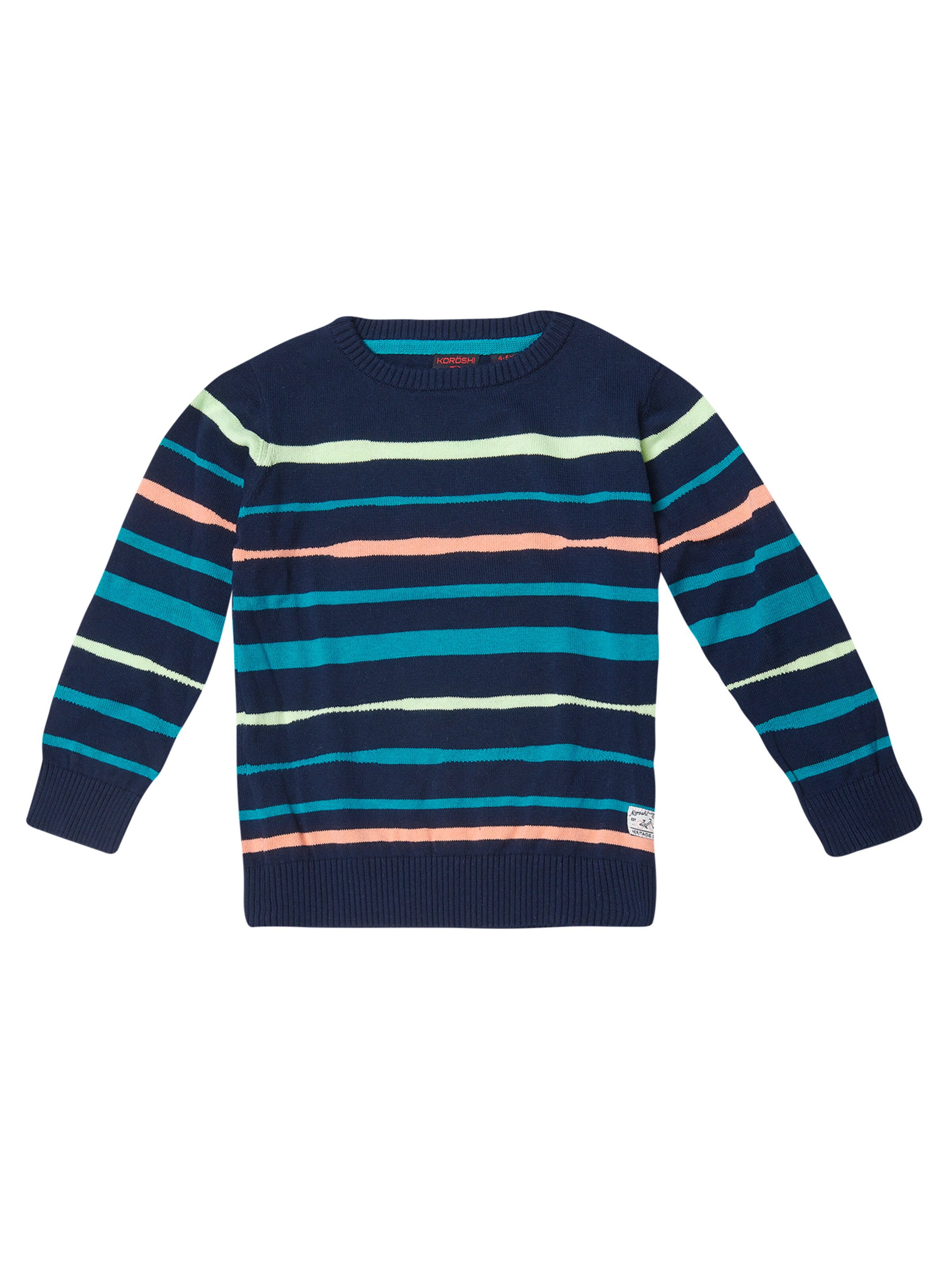 KOROSHI Pullover in Blau: Vorderseite