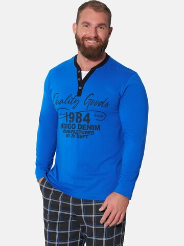 Jan Vanderstorm Long Pajamas ' Rolfheim ' in Blue