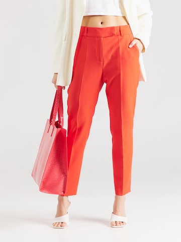 s.Oliver BLACK LABEL Tapered Pants in Red: front