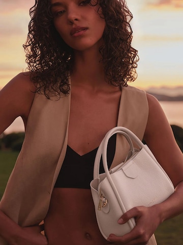 LANCASTER Paris Handbag 'Lancaster Sac à main Aimantée S Ida Double Ecru - In - Beige' in Beige