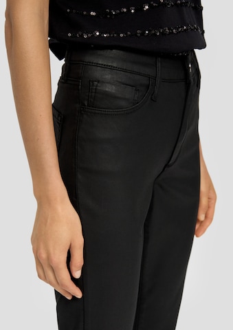 Slimfit Pantaloni 'Betsy' di s.Oliver BLACK LABEL in nero