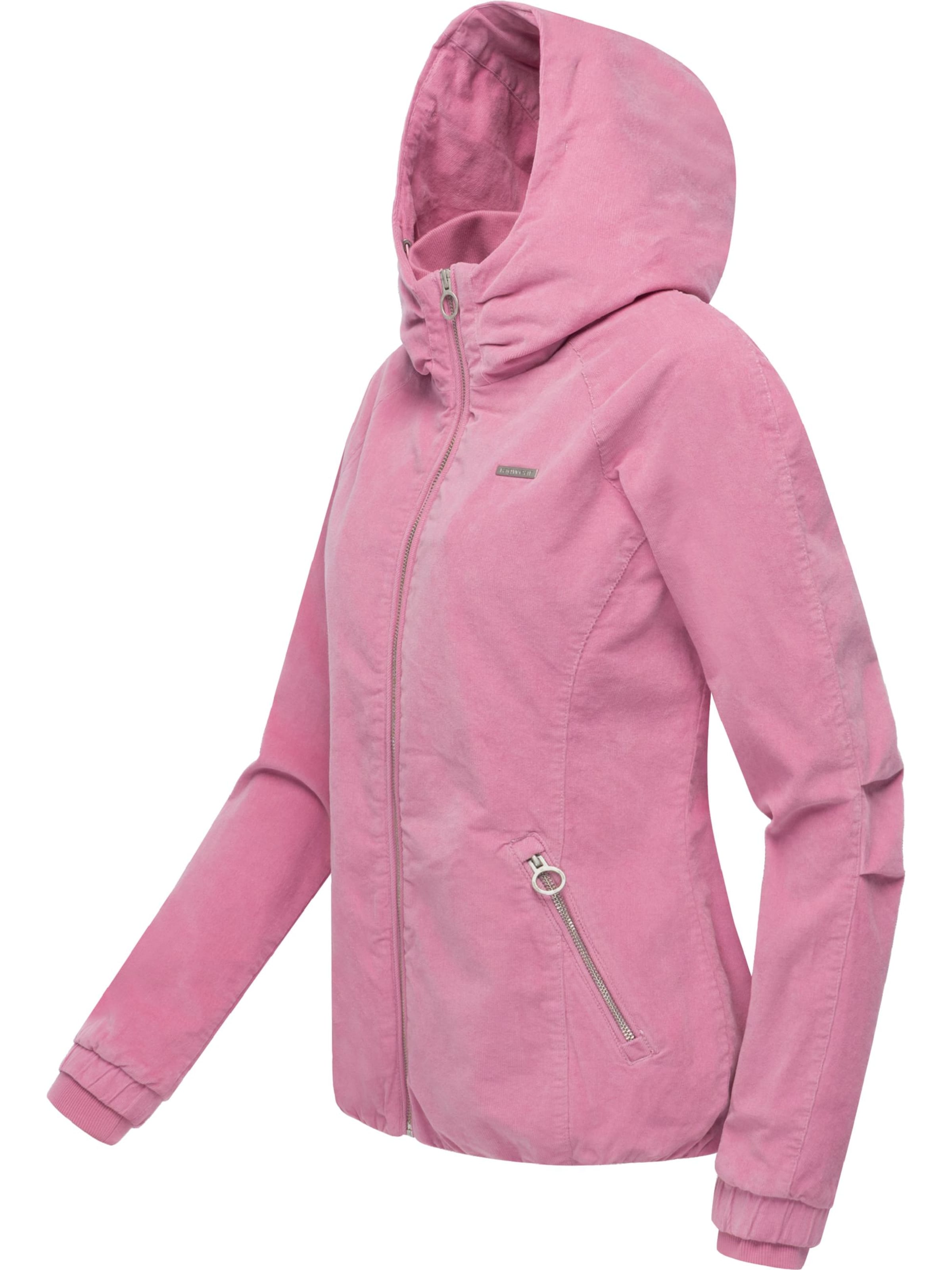 Ragwear Between-Season Jacket 'Dizzie Youmodo' in Pink