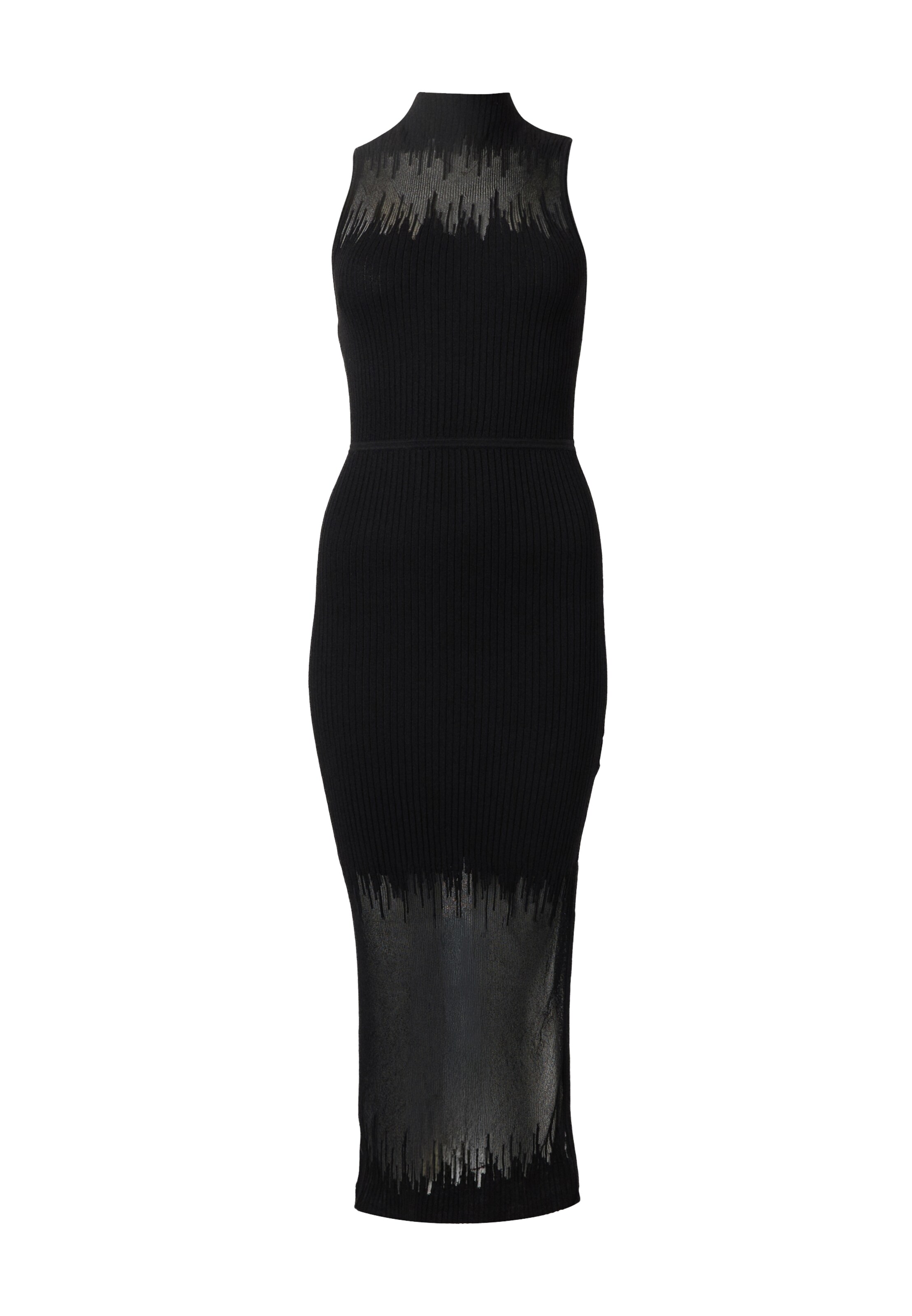 HUGO Strickkleid in L in schwarz, Produktansicht