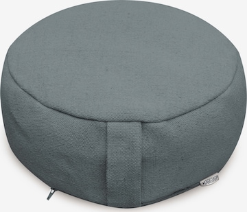 YOGISTAR.COM Kissen in Grau: Vorderseite