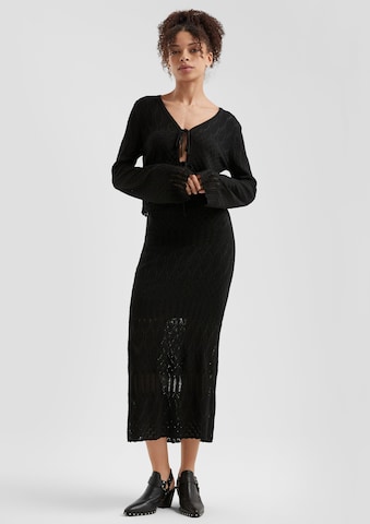 QS Gebreid vest in Zwart