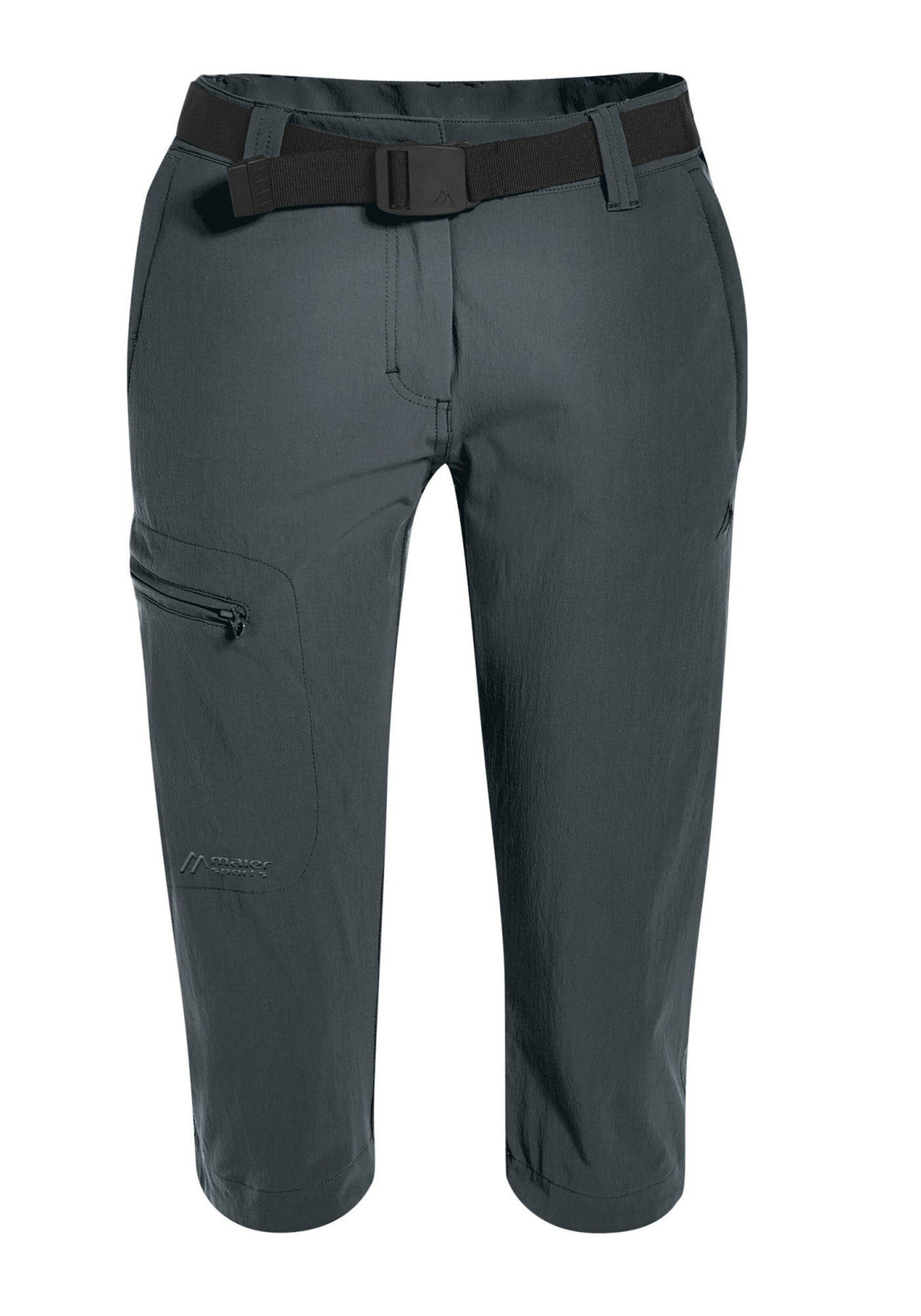 Maier Sports Caprihose 'Inara' in dunkelgrau, Produktansicht