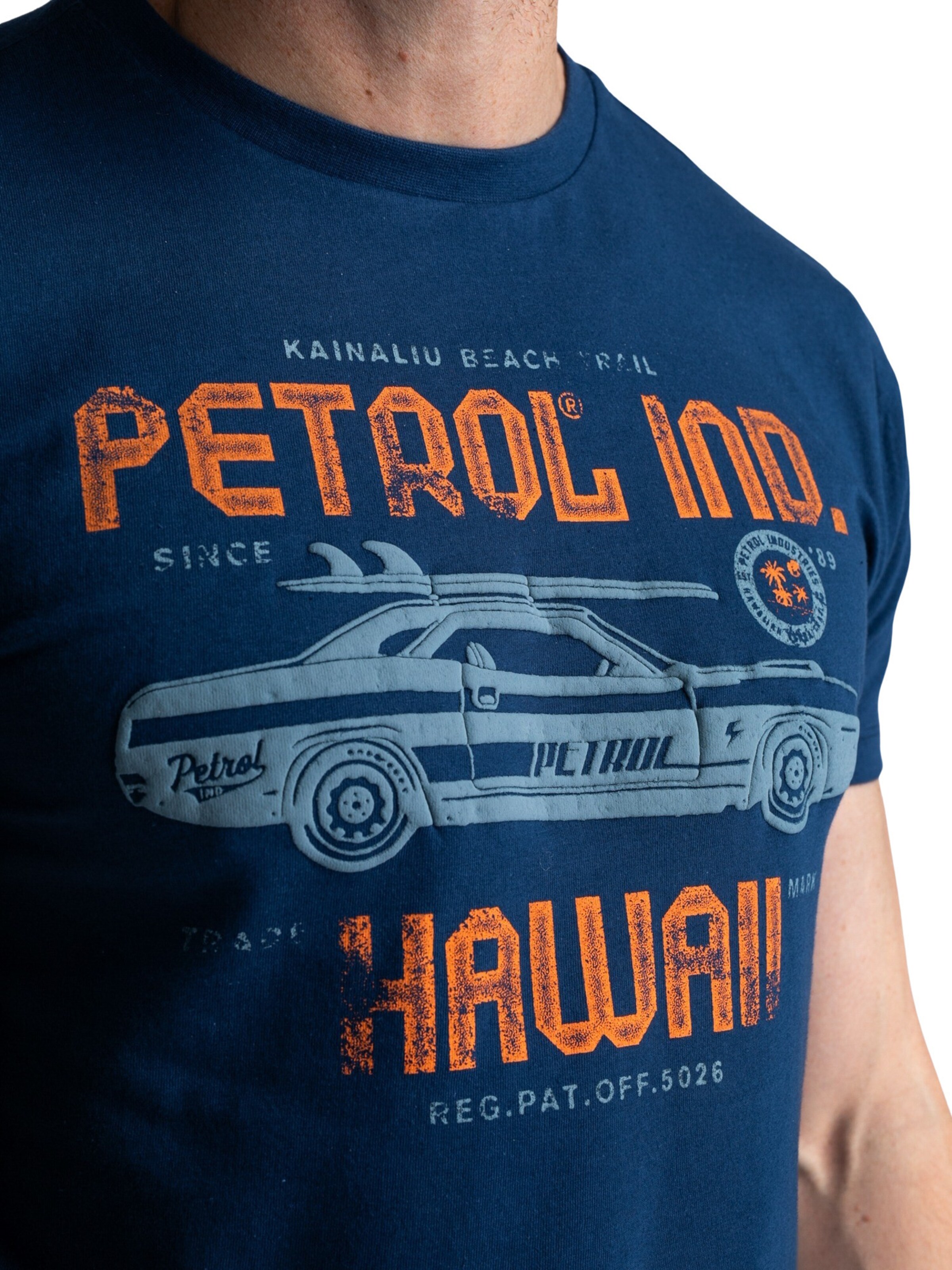 Petrol Industries Shirt 'Stroll' in Blue