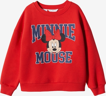 MANGO KIDS Sweatshirt in Red: front