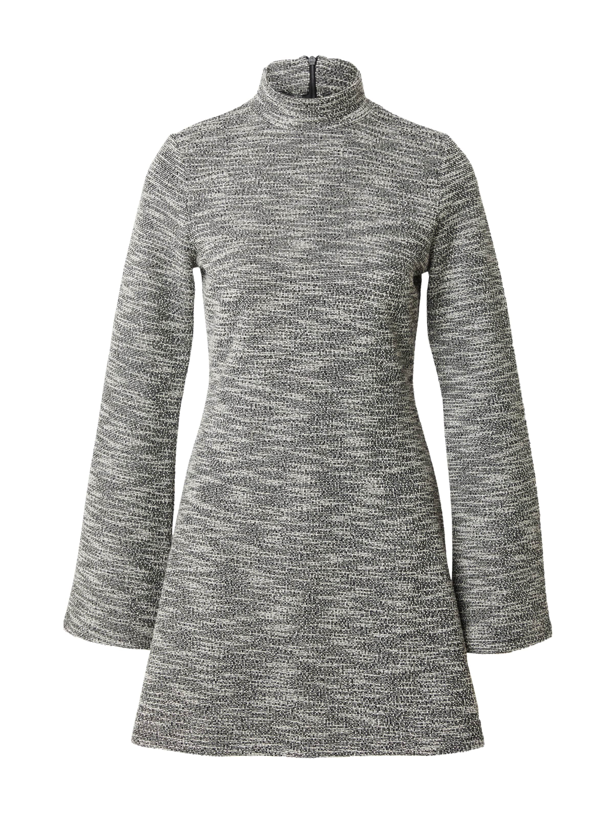 EDITED Šaty 'Andriane' - Čierna: predná strana