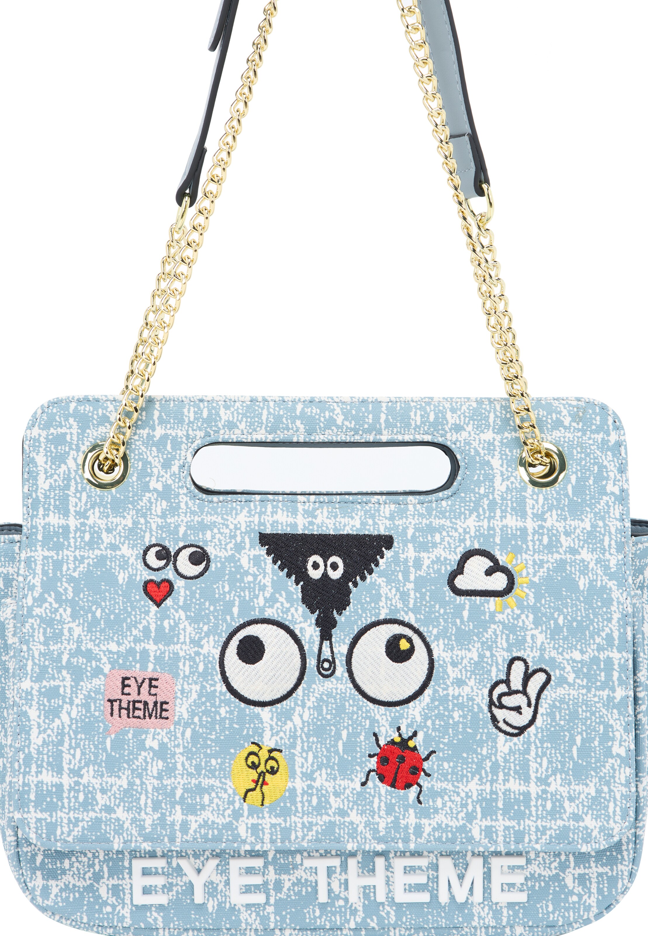 Sac bandoulière 'Pop Eyetheme' MYMO en bleu