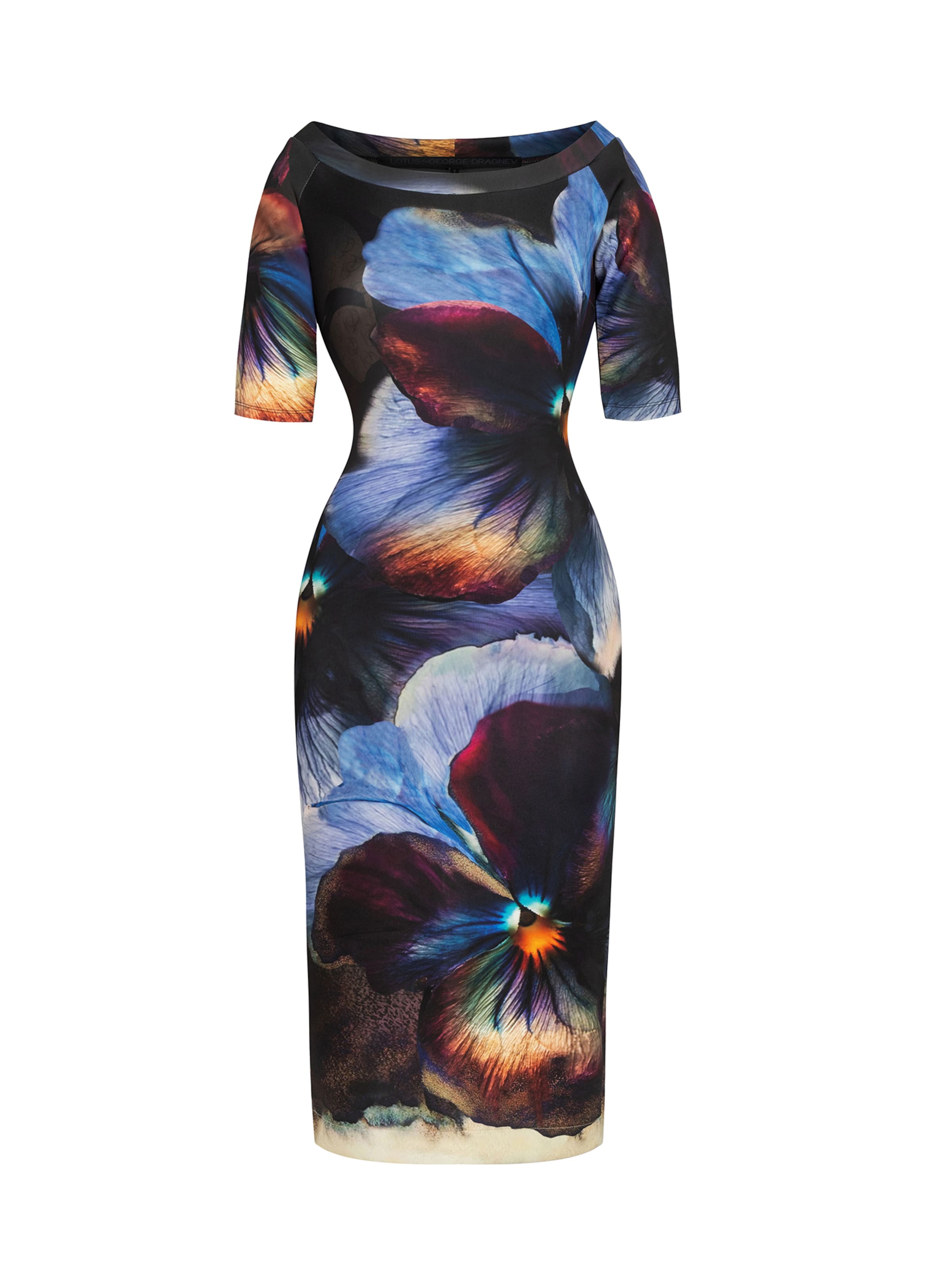 JIORO Jurk 'VIOLET' in Gemengde kleuren: voorkant