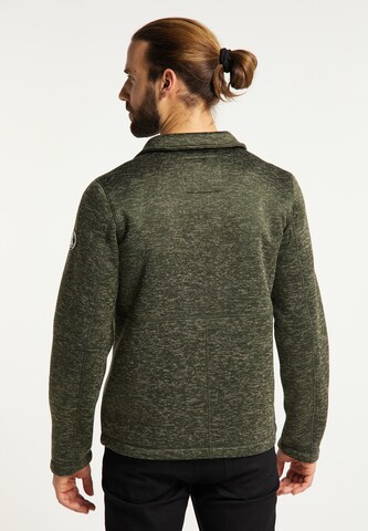 Schmuddelwedda Fleece jas in Groen