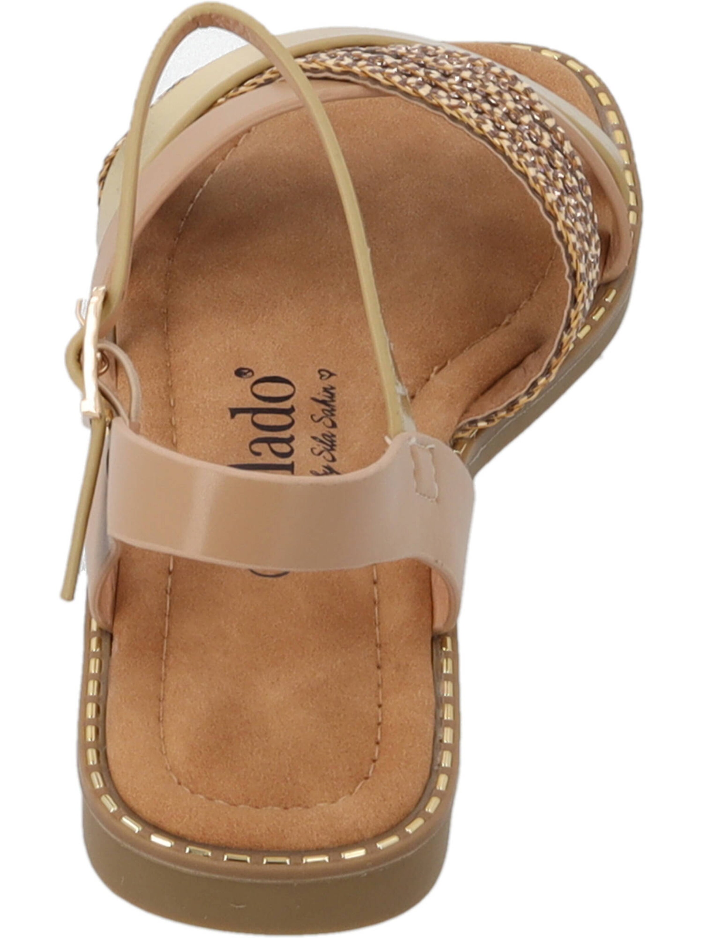 Palado by Sila Sahin Sandalen met riem 'Lalis' in Goud