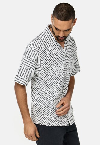 INDICODE JEANS Regular Fit Hemd 'Provo' in Weiß