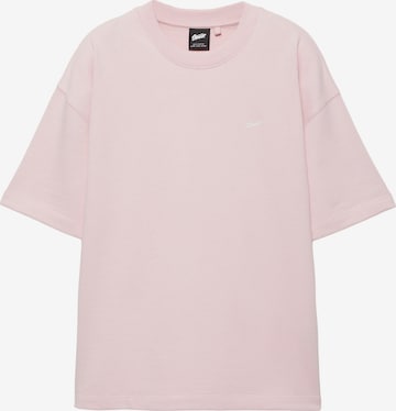 Pull&Bear Shirt 'STWD' in Roze: voorkant