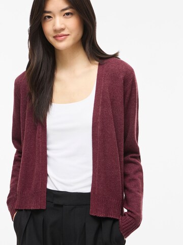 VILA Gebreid vest 'VIRIL' in Rood