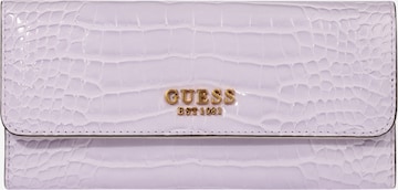 GUESS Wallet 'LAUREL' in Purple: front