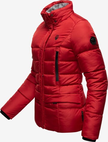 MARIKOO Winter Jacket 'Loveleen' in Red