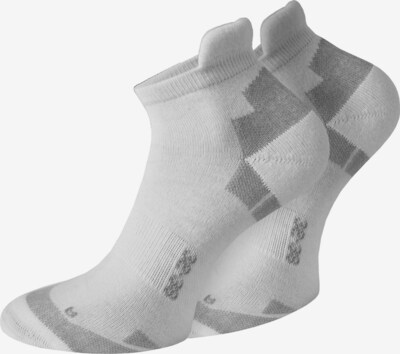 normani Socken in hellgrau / weiß, Produktansicht