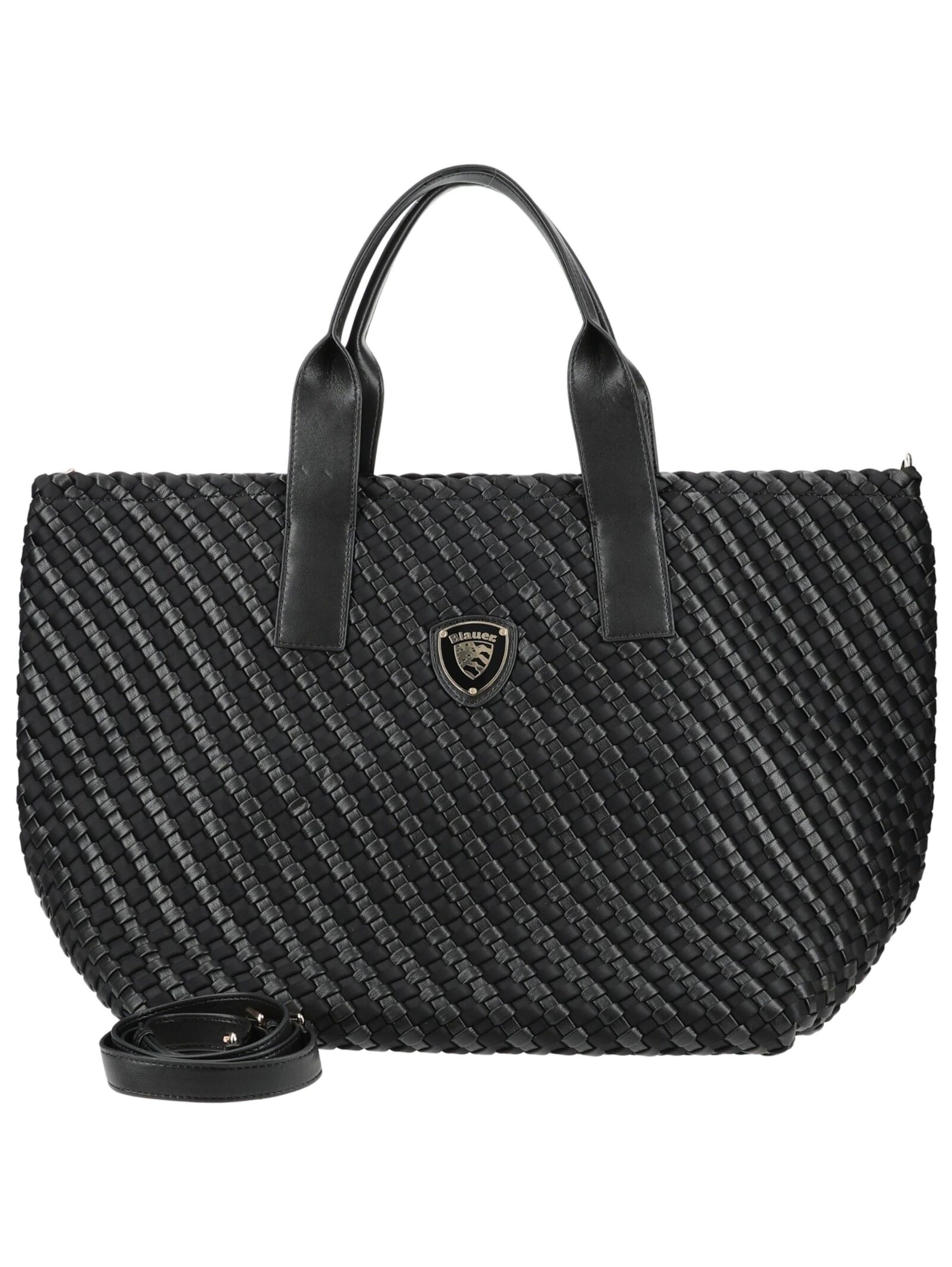 Shopper di Blauer.USA in nero: frontale