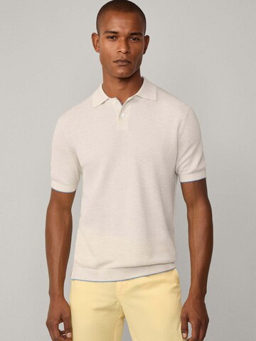 Hackett London Poloshirt in Beige: Vorderseite