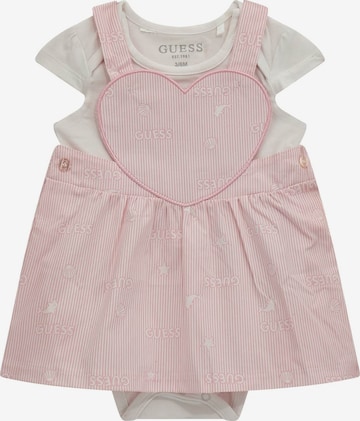 GUESS Set: Body und Rock in Pink: predná strana