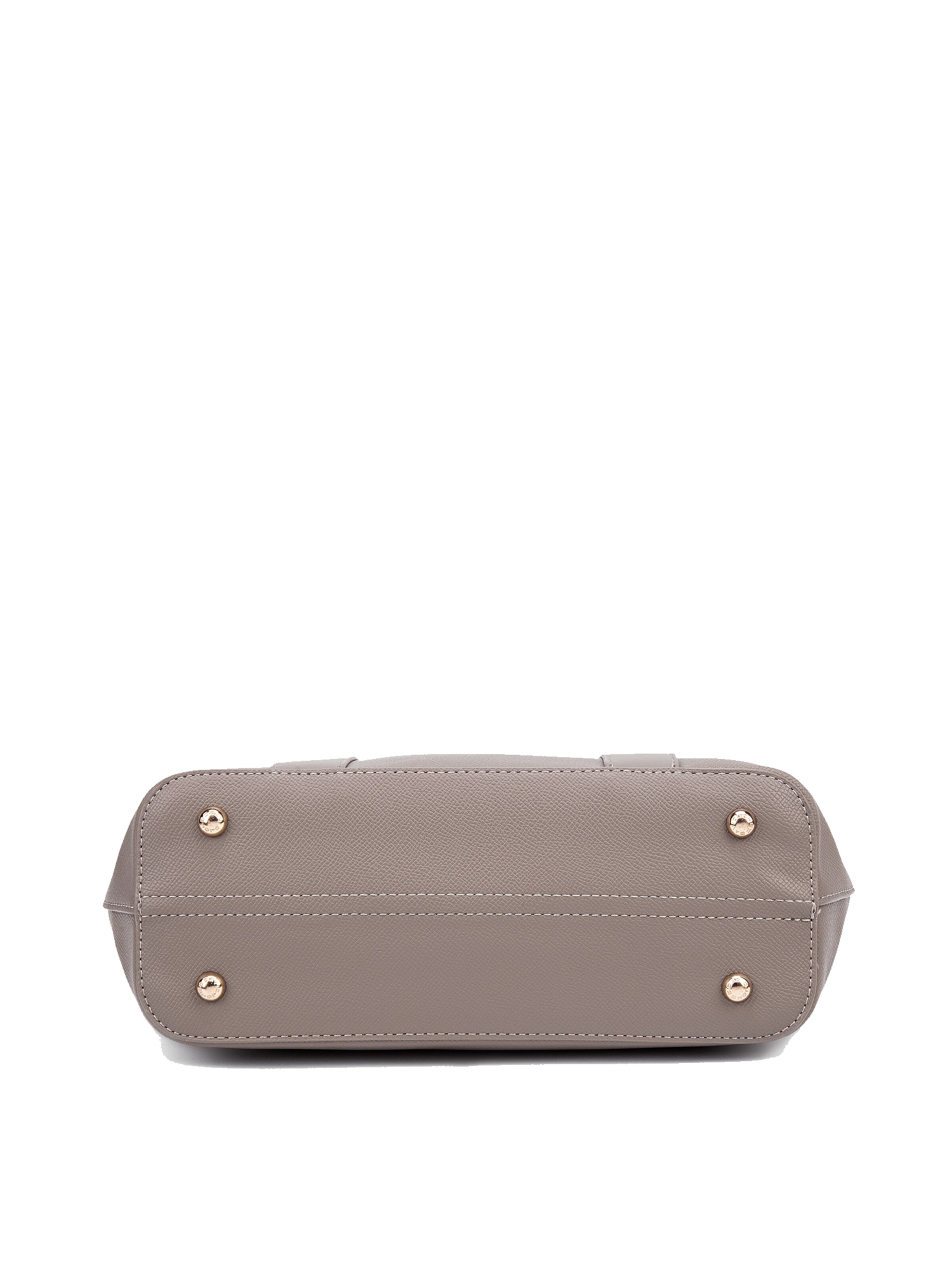 Borsa a spalla 'Borsa a Spalla Donna Vegan Leather 36x23 cm - Chiusura Zip' di David Jones in grigio